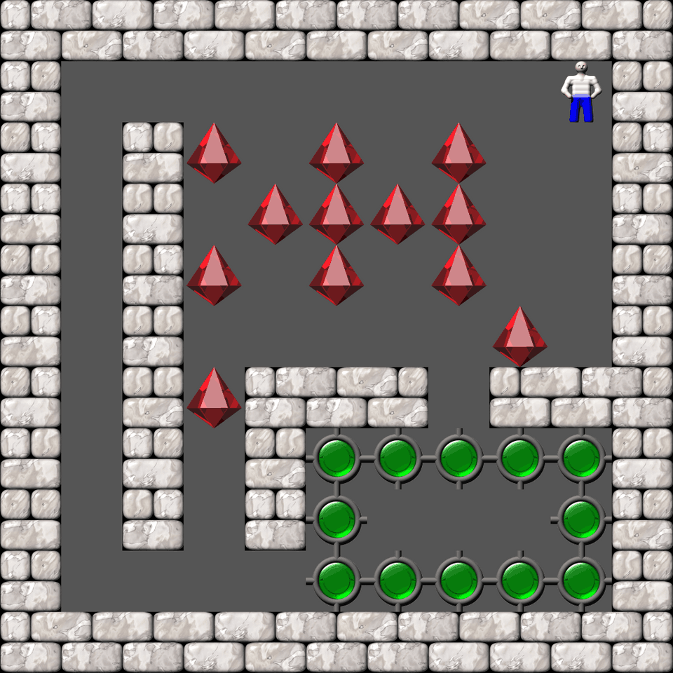 Sokoban A.K.K. Informatika level 6